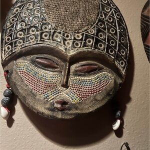 African Tribal Mask Wall Art